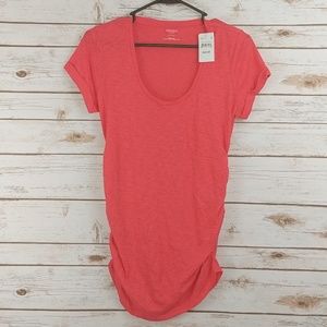 NWT Motherhood Maternity Pink T shirt Small